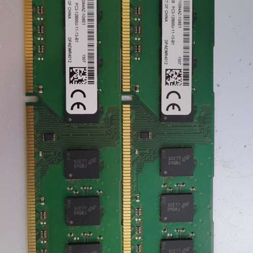Micron ddr3 1600 8gb  (8*2=16GB)