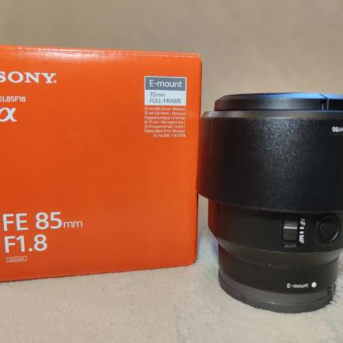 Sony FE 85mm F1.8 (SEL85F18) 99.99%新鏡頭
