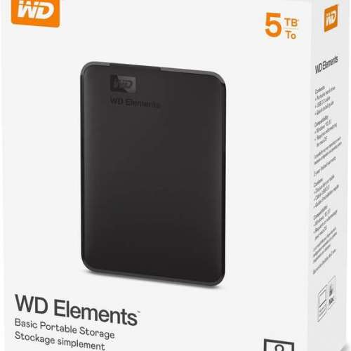 WD Elements Portable 5TB USB HDD 外置式移動硬碟