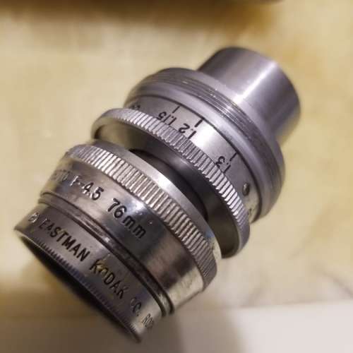 Kodak cine lenses 76mm f4.5 S mount 已改m42