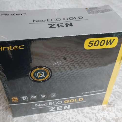 (全新未開)Antec NeoECO Gold ZEN 500W NE500G