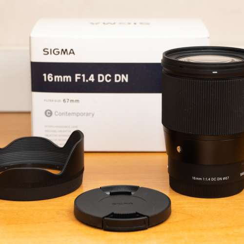 Sigma 16mm F1.4 DC DN C for Sony E mount