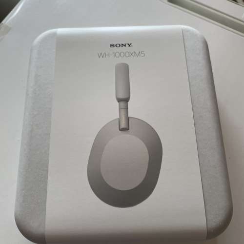 全新SONY WH1000XM5無線降噪耳機 白色的
