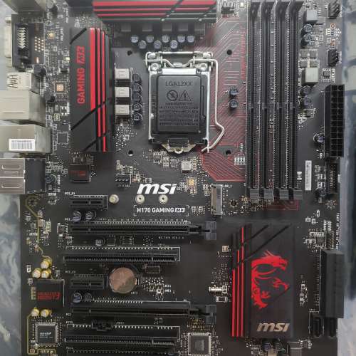 MSI H170 Gaming M3 Box set(上Intel 六/七代CPU) 最頂i7-7700K