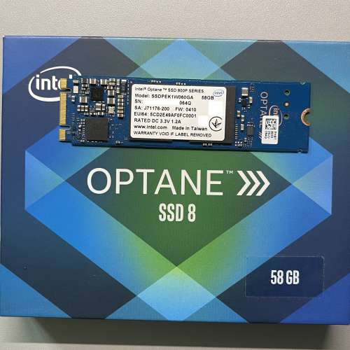 Intel® Optane™ SSD 800P 58GB 硬碟加速器