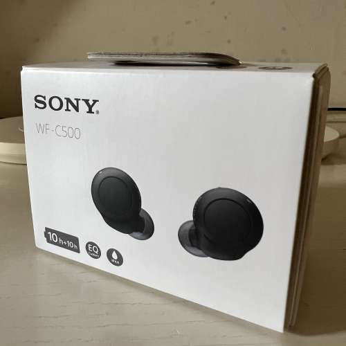 Sony WF-C500 全無線耳機 黑色全新未使用