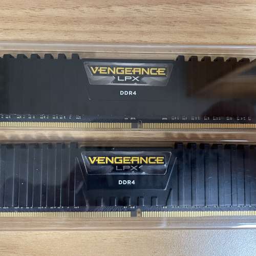 幾乎全新DDR4 Corsair Vengeance LPX 3600 CL18 16GB(2x8GB) 有單有盒有保