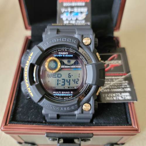 Casio G-Shock 5代金千蛙Frogman GWF-1000G-1JR 日本版- DCFever.com