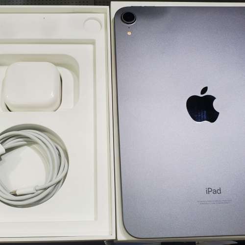 iPad mini 6 WiFi 64gb 行機全套有盒99.9新 保養到18/11/2022