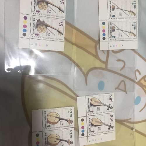 金魚、琵琶郵票