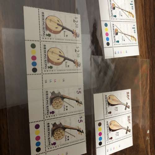 金魚、琵琶郵票