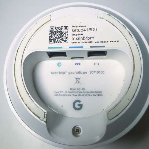 Google Mesh AC-1304，1200Mbps Wireless Router