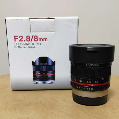 Samyang 8mm F2.8 FISH EYE II Fujifilm mount