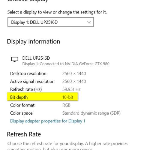 Dell UP2516D 專業製圖顯示器 10bit 支持硬體校色