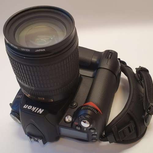 Nikon D90 機身加兩支䭗 MB-D80 直度 GPS 及三粒原裝電 AH-4 皮手帶 狀態完美 適合...