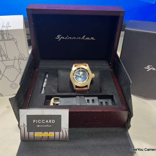 Spinnaker PICCARD SP-5082-02 1000M Titanium Automatic Watch Limited 300 Pcs