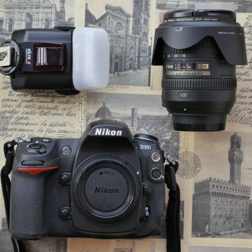 轉會放售 90% New Nikon D300 一機一鏡一閃燈