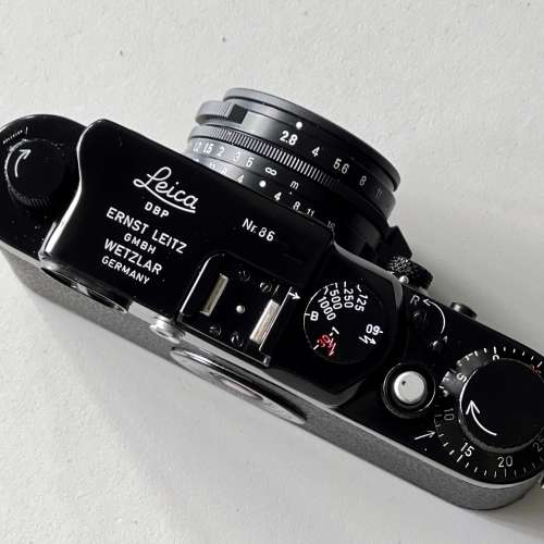 Leica IIIg Black paint