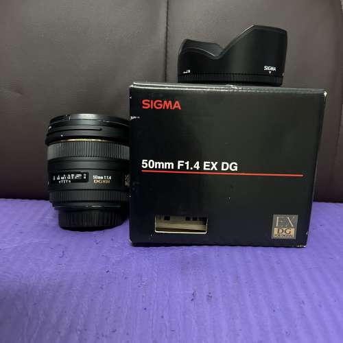 超平 新淨靚仔 全套有盒 Sigma 50 50mm F1.4 新皮 Canon EF Mount