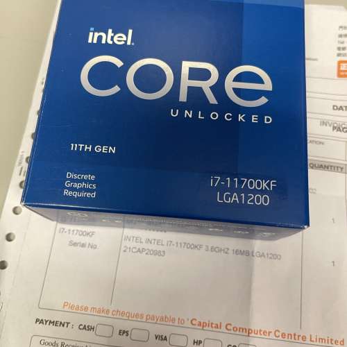 Intel 11700KF