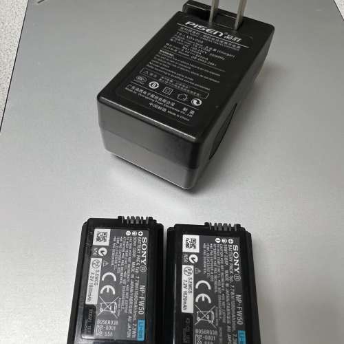 Sony NP-FW50 2粒原裝電連副廠旅行充電器