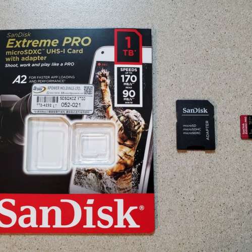 SanDisk Extreme Pro 1TB micro sd卡