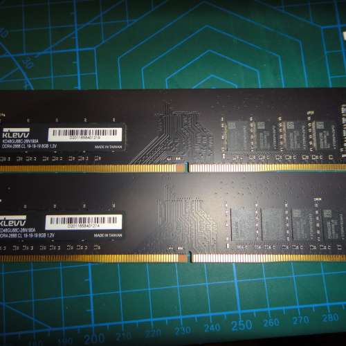 KLEVV DDR4 2666 8GBx2 共16GB Desktop Ram