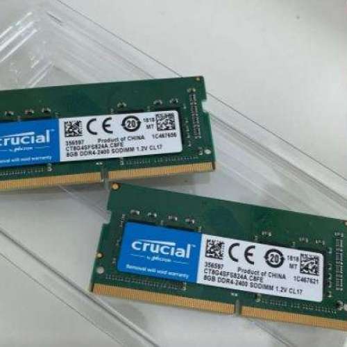 Notebook Ram CRUCIAL DDR4-2400 SODIMM 8GB x 2