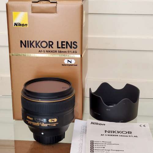 Nikon 58mm 1.4G