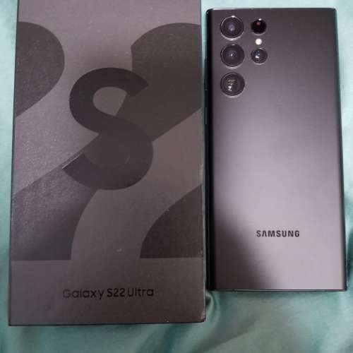 Samsung galaxy s22 ultra 256 香港行貨黑色有單