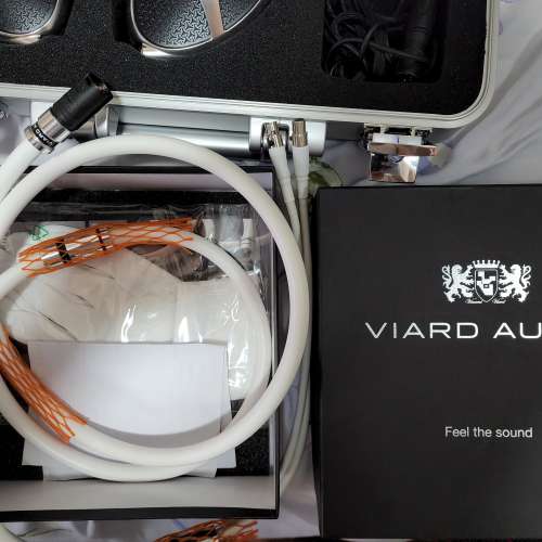 99%新 Viard Audio silver HD XLR耳機線(4pin mini xlr)