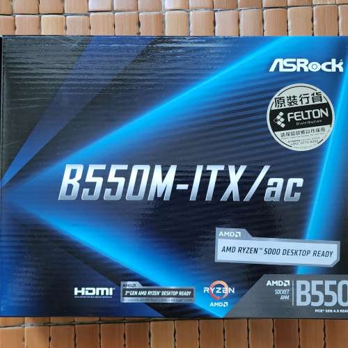 ASRock B550M-ITX/ac AMD ITX Wifi