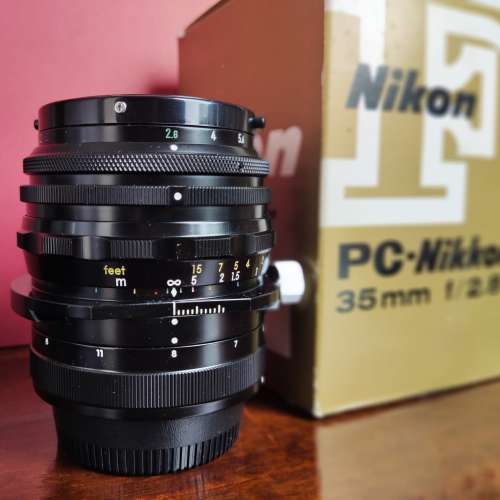 NIKON PC-NIKKOR 35mm f2.8  GFX 畫面全覆蓋 99% 新