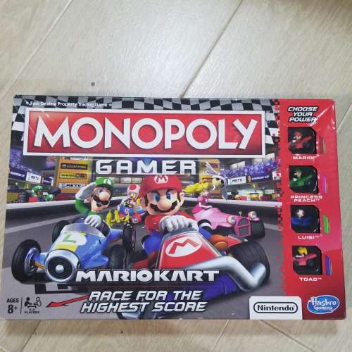 『代友放售』 MONOPOLY GAMER Mario Kart (大富翁) 桌上遊戲