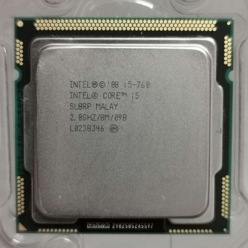 Intel Core i5 760 Processor 1156 CPU