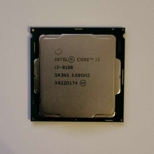Intel® Core™ i3-8100 Processor 6M Cache, 3.60 GHz 95% new 100% working prefect