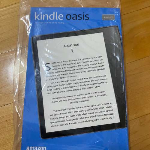 Amazon - Kindle Oasis E-Reader (2019) - 7" - 8GB Graphite 灰色-美版