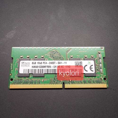 Hynix 8GB DDR4 2400Mhz SO-DIMM