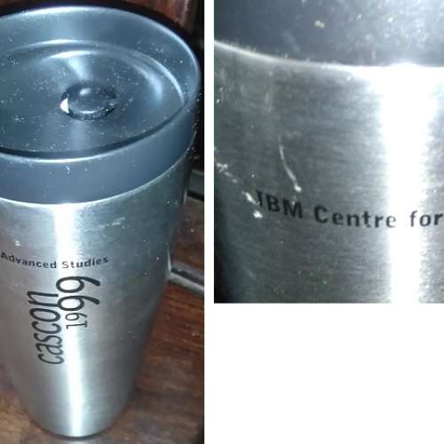 New IBM 保溫杯 (帶飲水孔) temperature-keeping cup (with a drinking hole)
