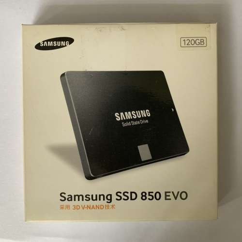 讀寫速度極快Samsung固態硬盤 850 EVO 120GB(有盒)