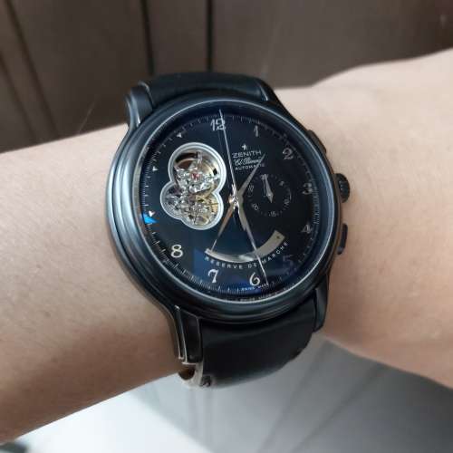 💯極罕限量100隻 ALL BLACK ZENITH Chronomaster Open "MilleSime" 45mm，好新淨，...