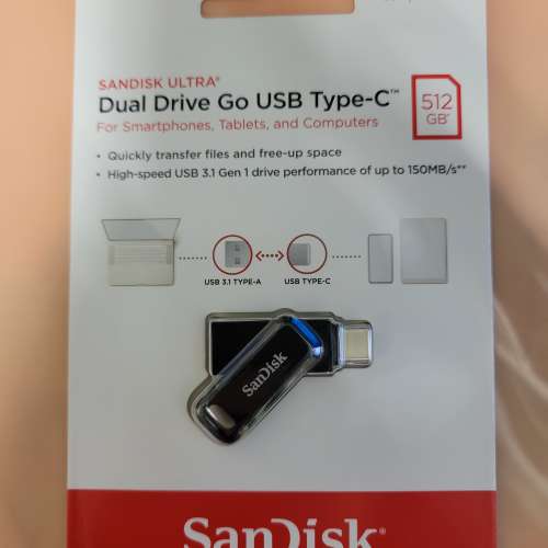 SanDisk Ultra Dual Drive Go USB Type-C 512GB