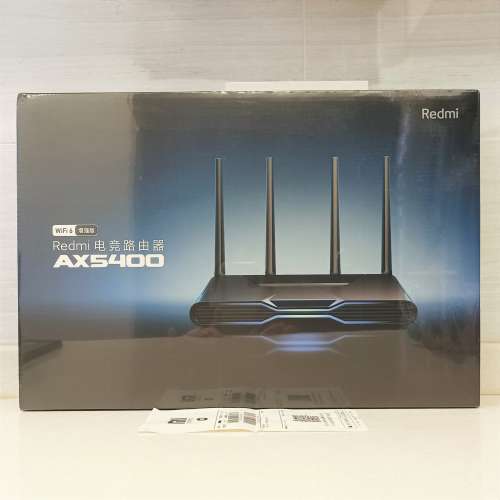 (全新) 小米 Redmi電競路由器AX5400 Super WiFi 6 增強版, 2.5Gbps Wan/Lan, 獨立...