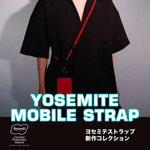 YOSEMITE MOBILE STRAP 多色 日本製 電話斜揹繩 / 掛繩 / 頸繩