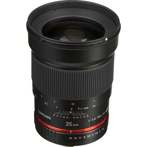 Samyang 35mm f/1.4 AS UMC Lens for Sony (A-mount)廣角手動對焦全片幅電影鏡頭