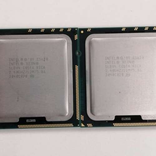 Intel XEON E5620 兩粒