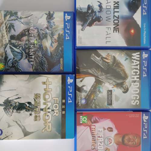 PS4 games平放-不散賣