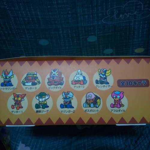 鐵甲萬能俠盲盒一套 Blind Box Go Nagai 永井豪(10隻基本=2隻隱藏版)