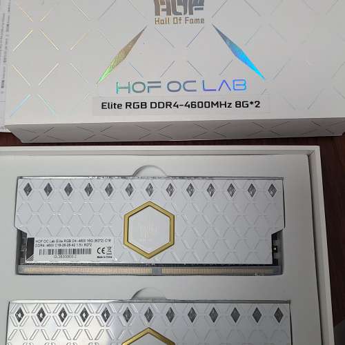 HOF OC Lab Elite RGB DDR4 4600mhz high performance Ram 8G*2