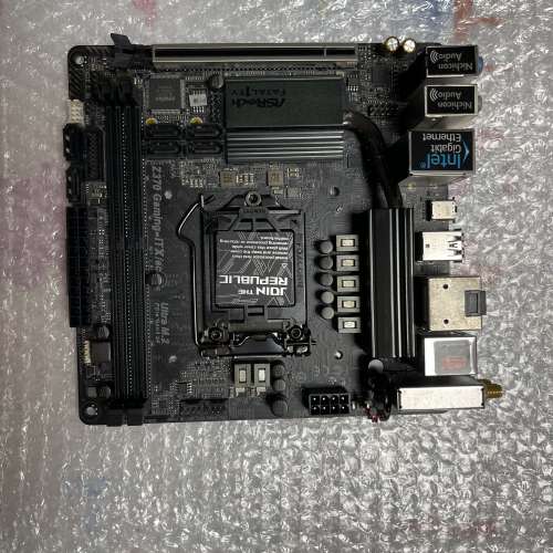 二手 ASROCK FATALITY Z370I GAMING-ITX/AC Z370 DDR4 M.2 LGA1151 ITX MB
